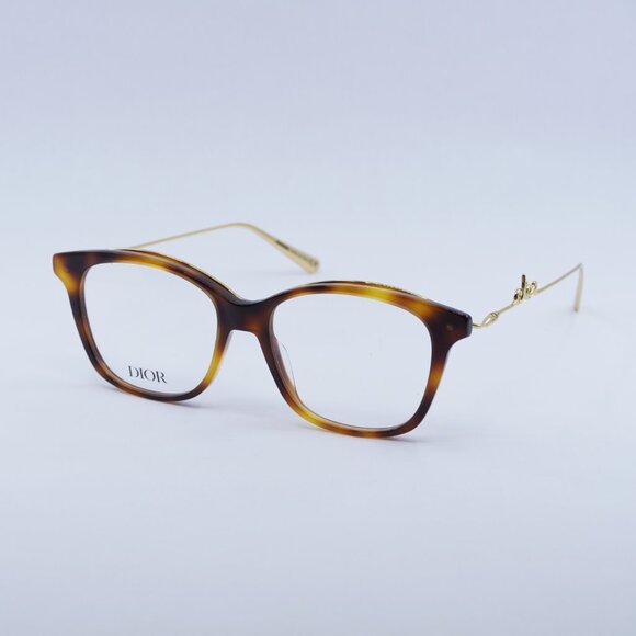 🕶️ New Dior DIORSIGNATUREO BI 2200 Eyeglasses - Havana/Gold Frame - Picture 1 of 10